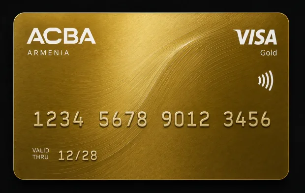 Armenia Gold карта для международных платежей, Apple Pay, Google Pay и Money Send